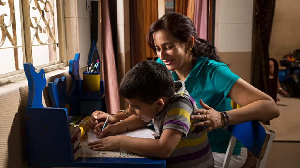 Child-friendly online therapy and learning interface in action